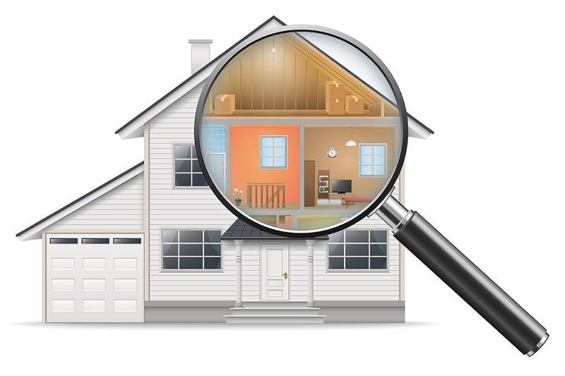 complete-home-inspection-serivce Home look from Magnifying Glass